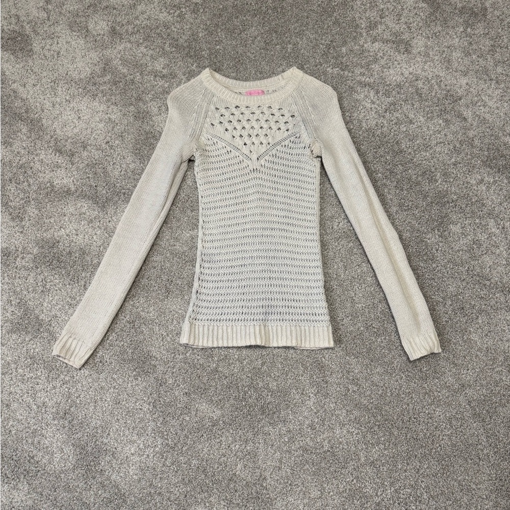 Lilly Pulitzer White Knit Sweater